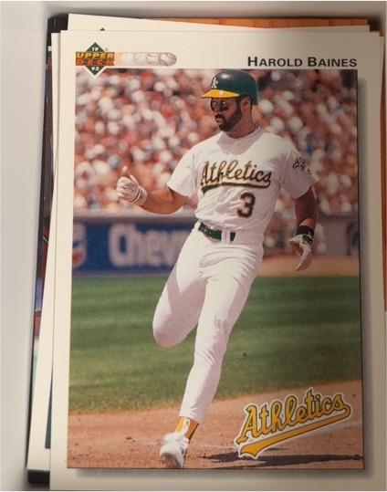 1992 Upper Deck #158 Harold Baines — front