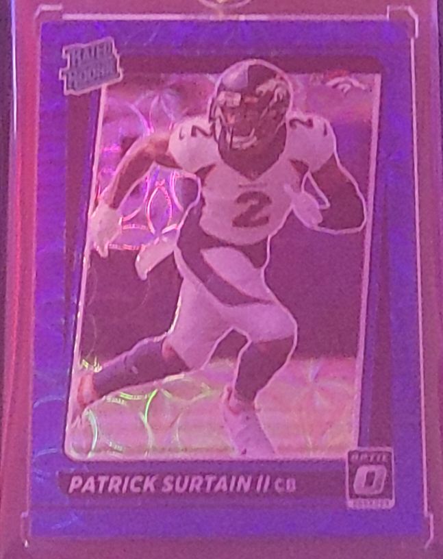 2021 Donruss Optic #244 Patrick Surtain II — front