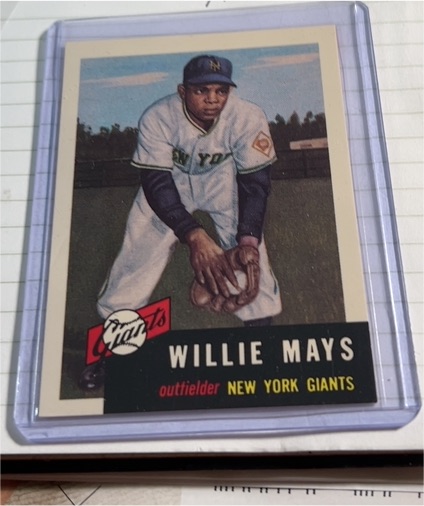 1991 Topps Archives #244 Willie Mays New York Giants — front