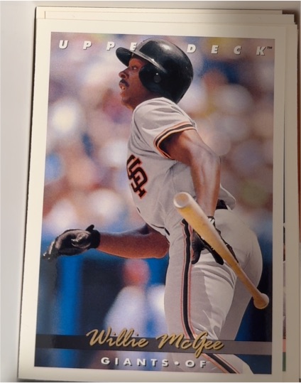 1993 Upper Deck #281 Willie McGee San Francisco Giants — front
