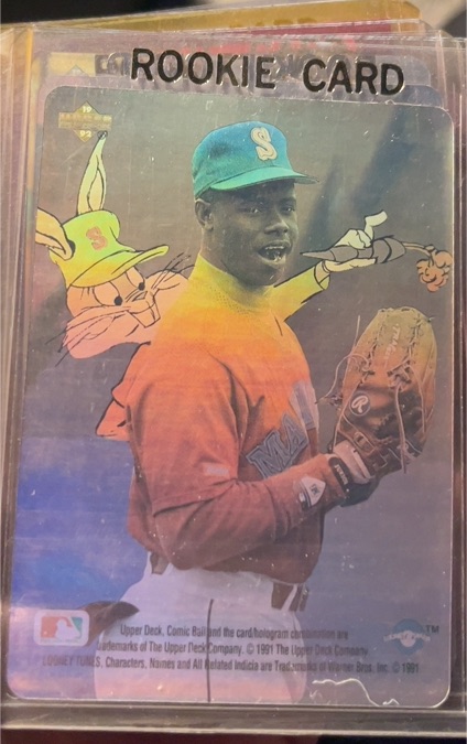 1991 Upper Deck Comic Ball Hologram Ken Griffey Jr. — front