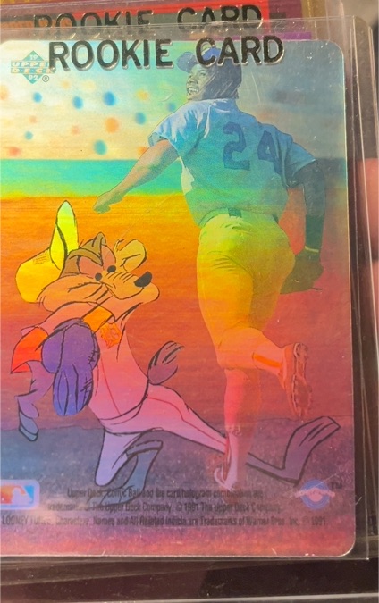 1992 Upper Deck Comic Ball 3 #8 Ken Griffey Jr./Wile E. Coyote — front