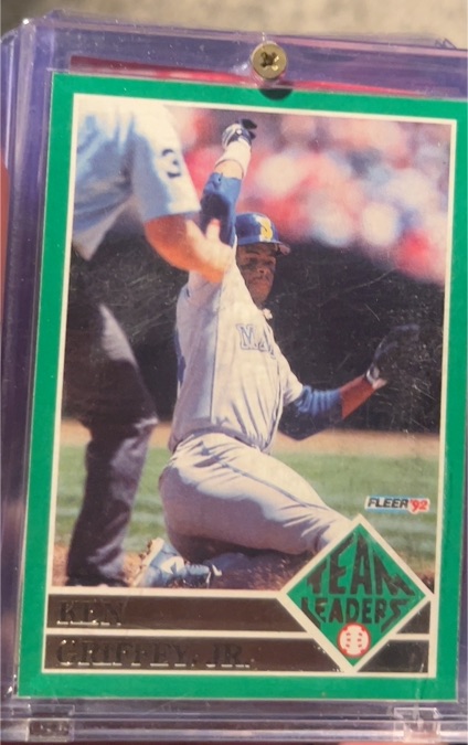 1992 Fleer #15 Ken Griffey Jr. Team Leaders — front