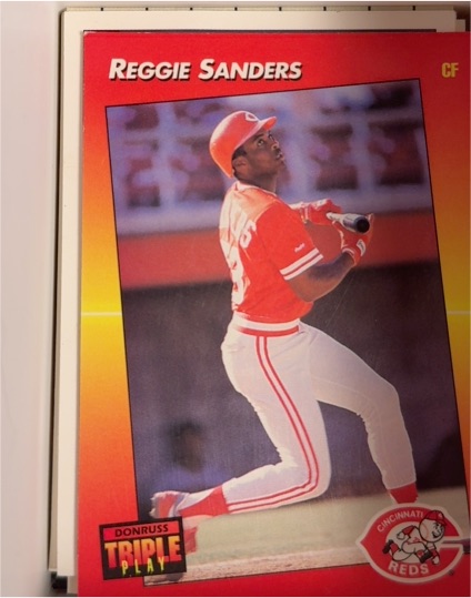 1992 Donruss Triple Play #109 Reggie Sanders — front
