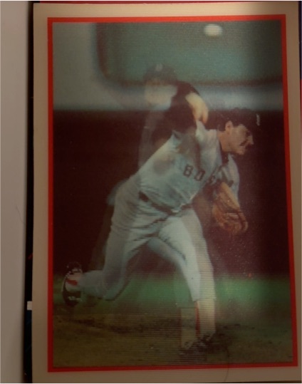 1987 Sportflics #10 Roger Clemens Boston Red Sox — front
