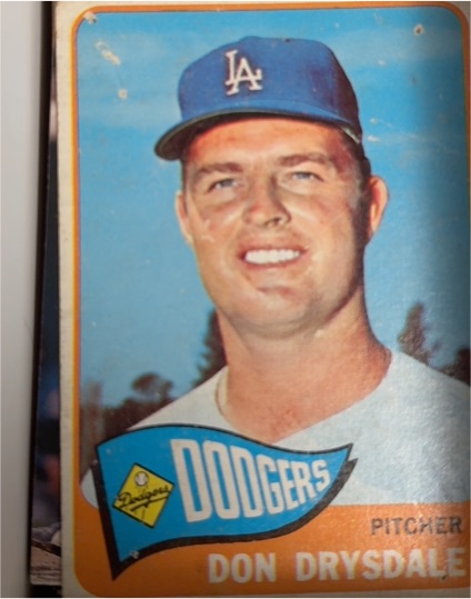 1965 Topps #260 Don Drysdale — front