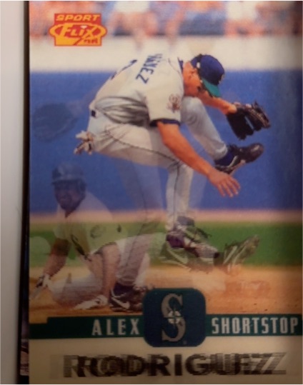 1996 Pinnacle Sportflix #20 Alex Rodriguez — front