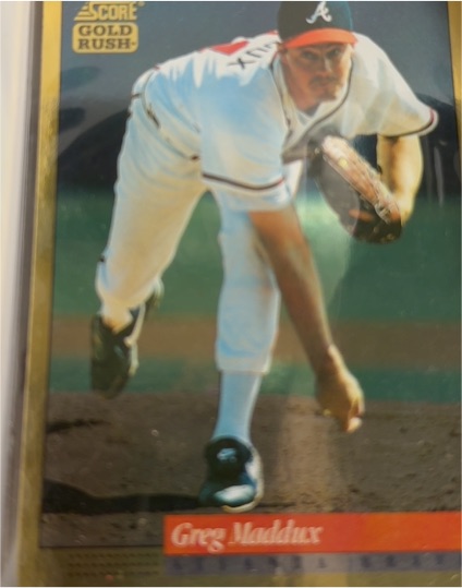 1994 Score Gold Rush #524 Greg Maddux — front