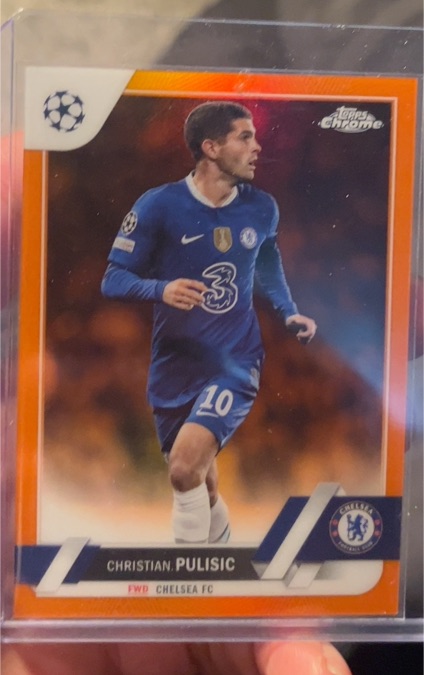 2022-23 Topps Chrome UEFA Club Competitions #144 Christian Pulisic — front