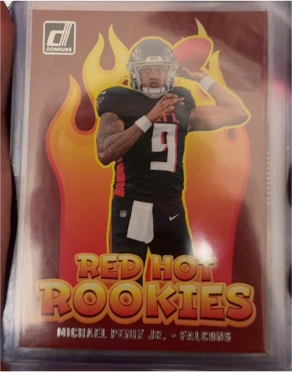 2024 Panini Donruss Red Hot Rookies #RHR-MPJ Michael Penix Jr. — front