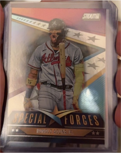 2024 Topps Stadium Club Special Forces #SF-18 Ronald Acuna Jr. — front