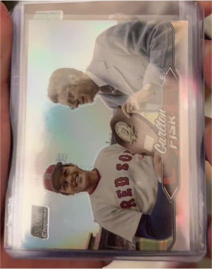 2024 Topps Stadium Club Chrome #22 Carlton Fisk — front