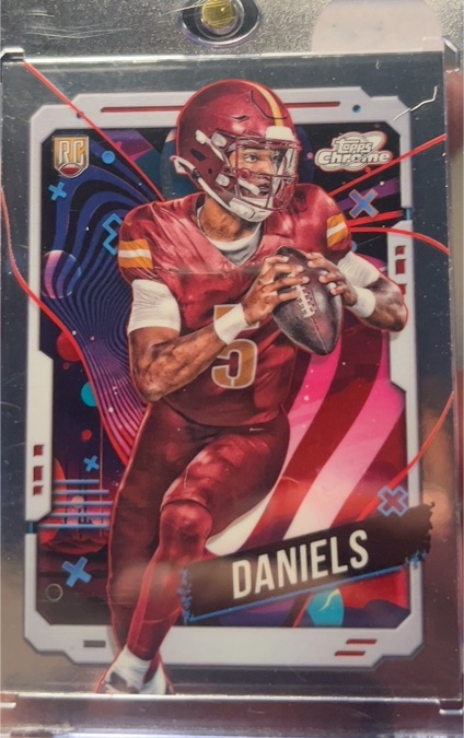 2024 Topps Chrome Cosmic #196 Jayden Daniels — front