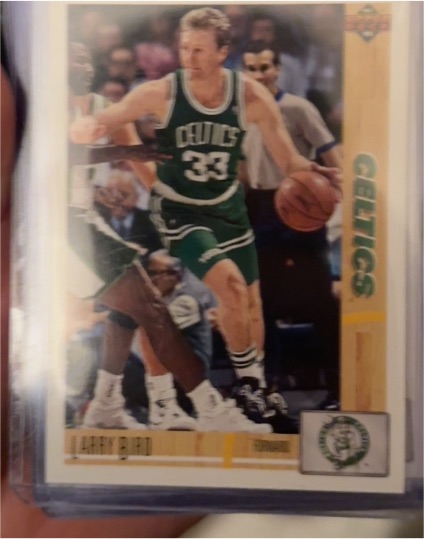 1991-92 Upper Deck #344 Larry Bird — front