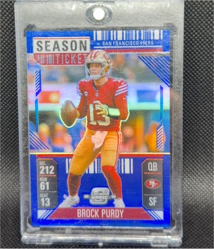 2024 Panini Contenders Optic Season Ticket #Brock Purdy — front