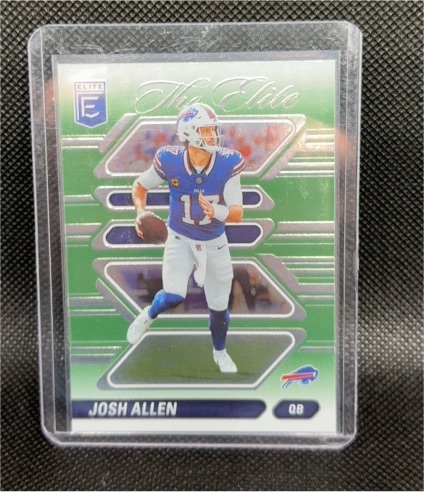 2024 Panini Donruss Elite The Elite Green #1 Josh Allen — front