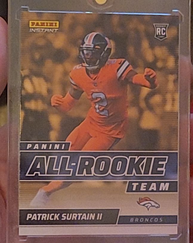 2021 Panini Instant All-Rookie Team #ART19 Patrick Surtain II Broncos — front