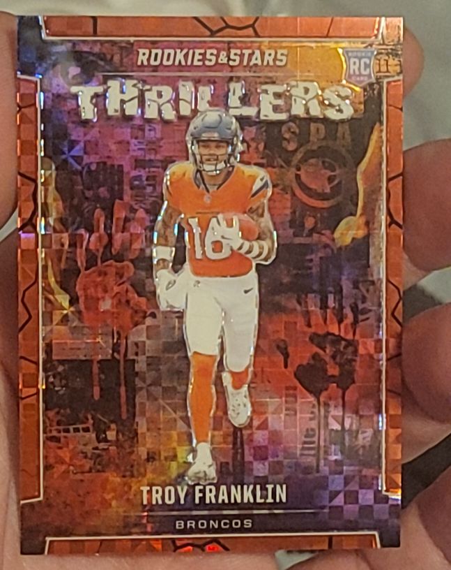 2024 Panini Rookies & Stars Thrillers #T-TFN Troy Franklin — front