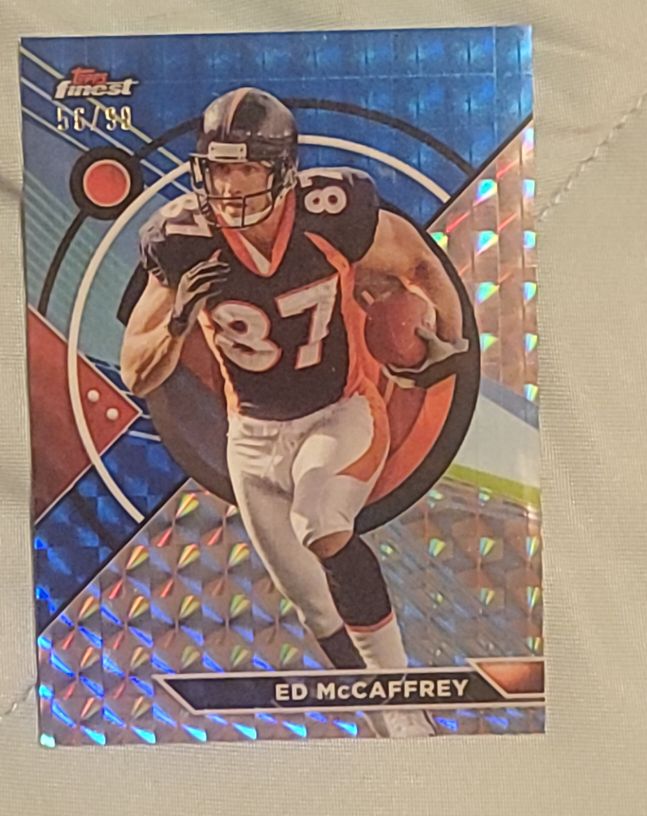 2023 Topps Finest #181 Ed McCaffrey — front