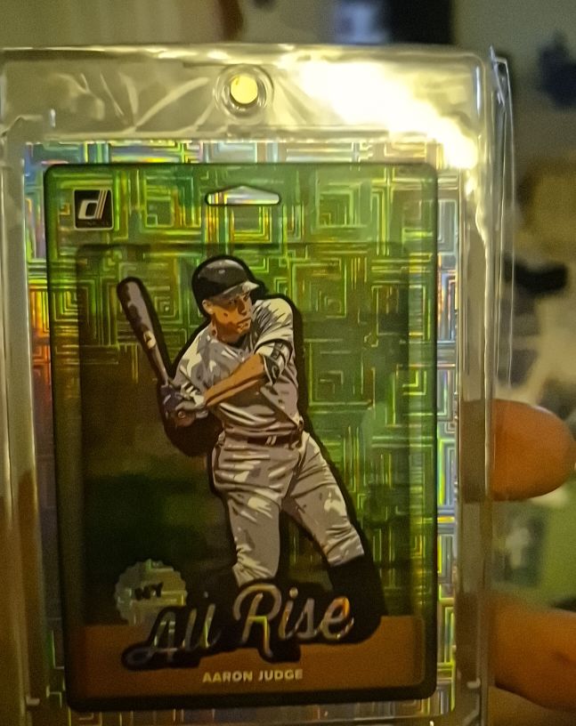2019 Donruss #N1 Aaron Judge Nicknames — front