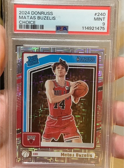 2024 Donruss #240 Matas Buzelis — front