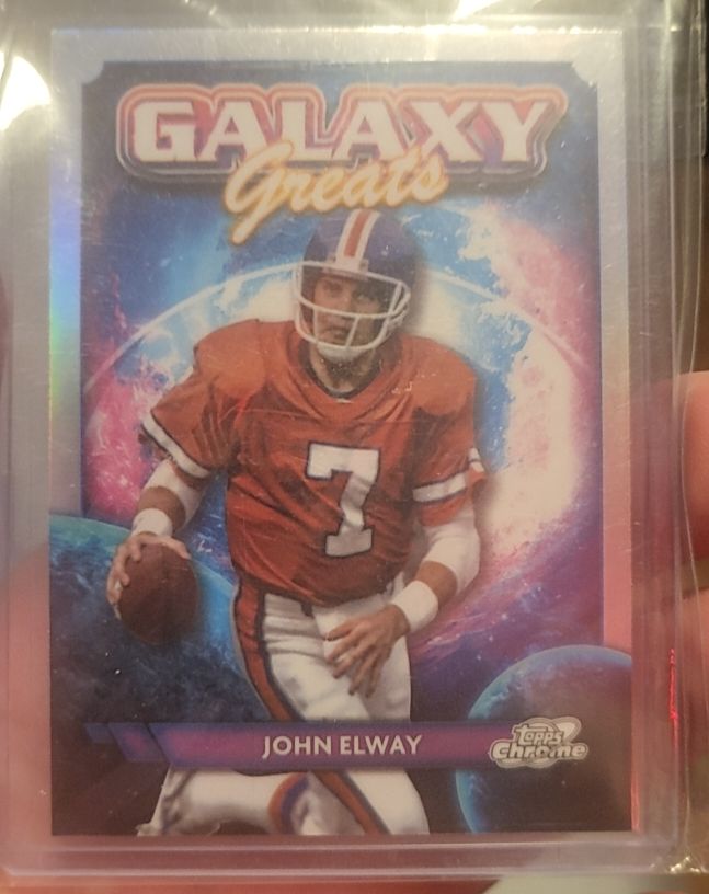 2024 Topps Chrome Cosmic Galaxy Greats #GG-4 John Elway — front