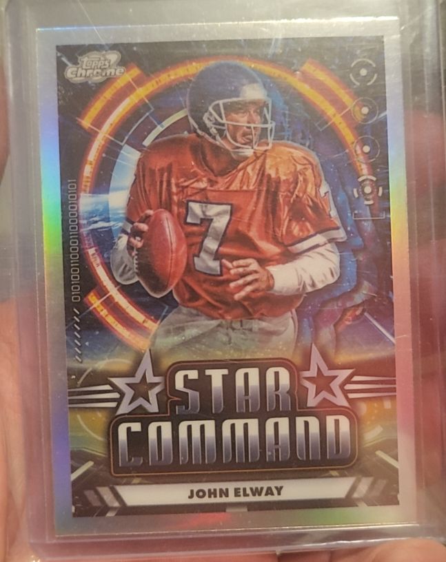 2024 Topps Chrome Cosmic #SC-8 John Elway Star Command — front