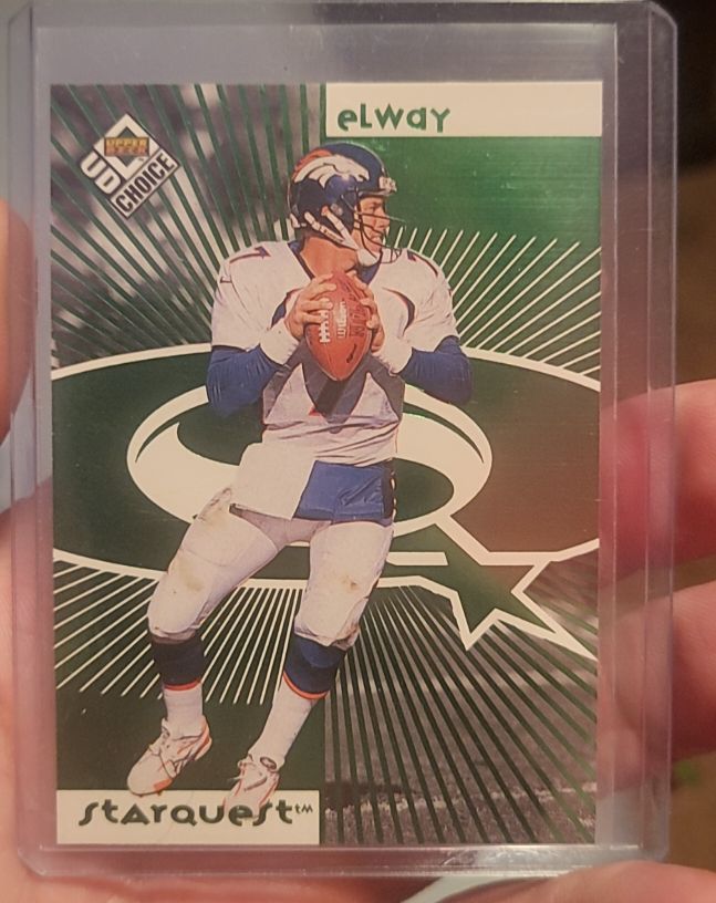 1998 Upper Deck Choice #SR01 John Elway Starquest — front