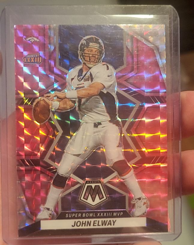 2022 Panini Mosaic #297 John Elway Super Bowl XXXIII MVP — front
