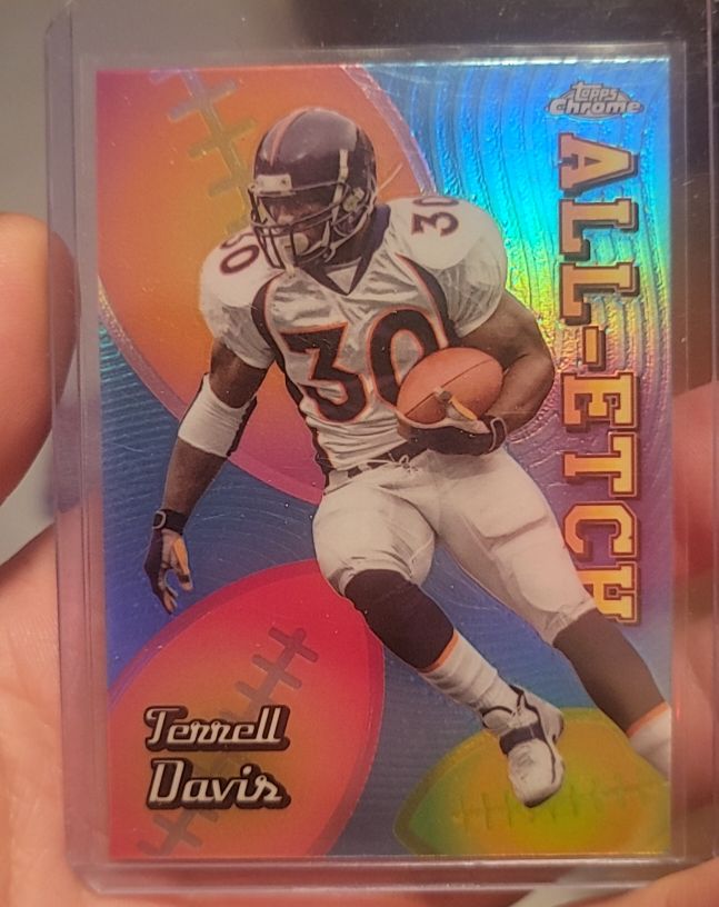 2024 Topps Chrome #CAE-TD Terrell Davis Chrome All-Etch — front