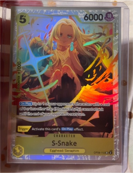 2024 One Piece Card Game Two Legends #OP08-112 S-Snake — front