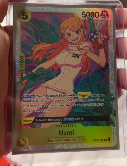 2024 One Piece Card Game Two Legends OP08-106 Nami — front