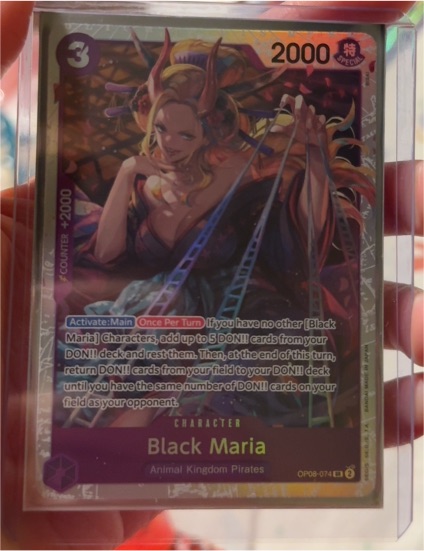 Black Maria OP08-074 One Piece Card Game Two Legends — front