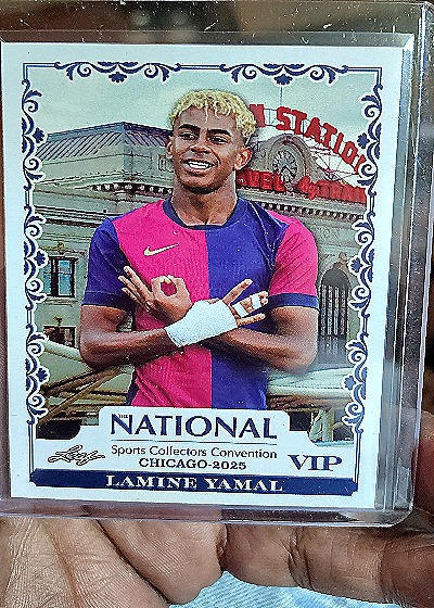 2025 Leaf The National NSCC VIP Lamine Yamal #VIP-5 — front