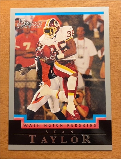 2004 Bowman #127 Sean Taylor Rookie Card — front