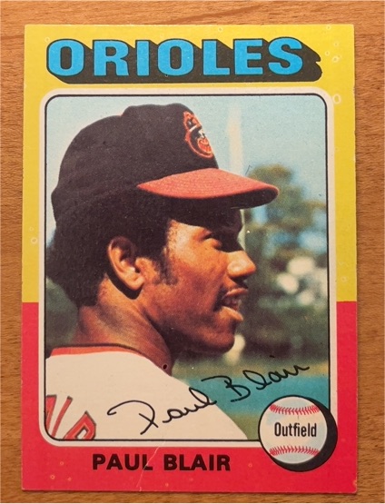 1975 Topps #275 Paul Blair — front