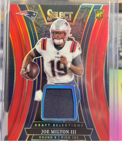 2024 Panini Select Draft Selections #DSM-JMN Joe Milton III — front
