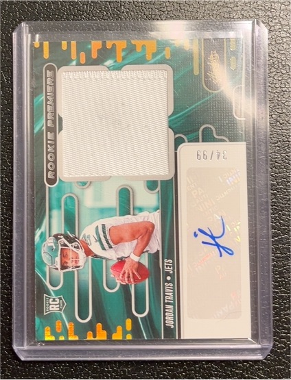 2024 Panini Absolute Rookie Premiere Patch Auto Jordan Travis — front