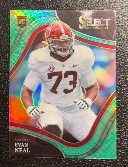 2022 Panini Select Draft Picks #197 Evan Neal — front