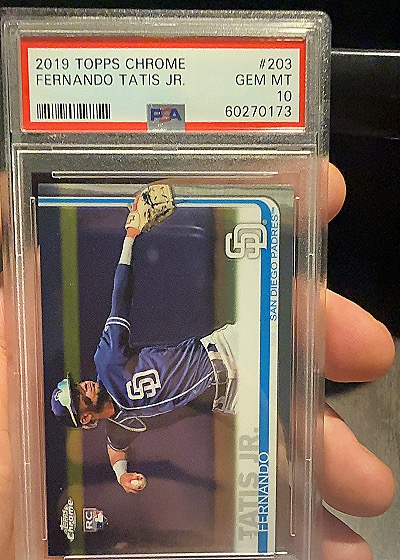 2019 Topps Chrome #203 Fernando Tatis Jr. — front