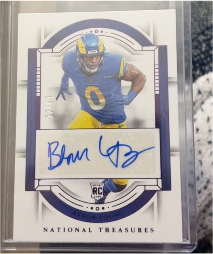 2023 Panini National Treasures #109 Byron Young — front