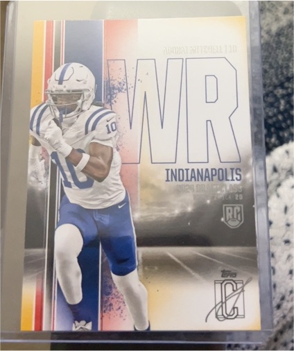2024 Topps Signature Class #119 Adonai Mitchell — front