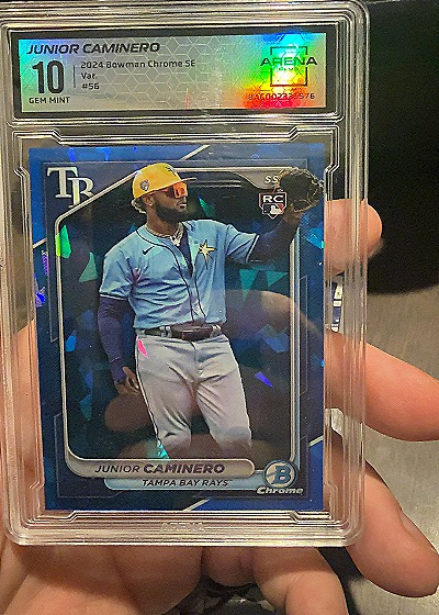 2024 Bowman Chrome #56 Junior Caminero — front