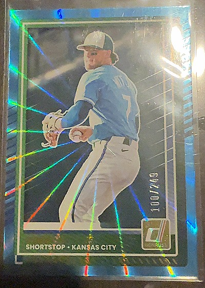 2025 Donruss #27 Bobby Witt Jr. — front