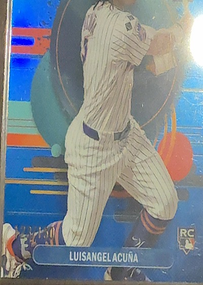 2025 Topps Finest #108 Luisangel Acuña — front