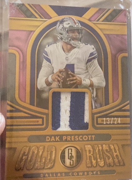 2023 Panini Gold Standard Gold Rush #GR-DP Dak Prescott — front