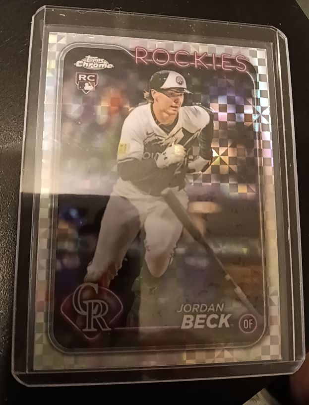 2024 Topps Chrome Update #USC20 Jordan Beck — front