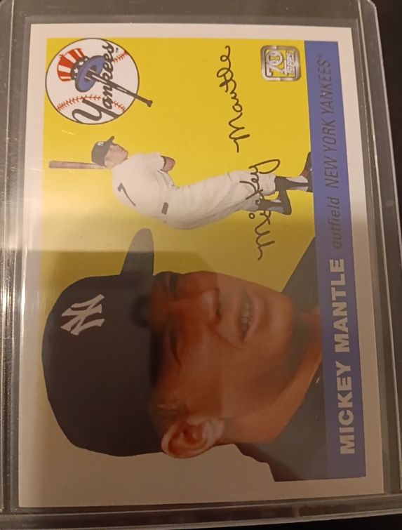 2021 Topps X Mickey Mantle Collection #9 Mickey Mantle — front