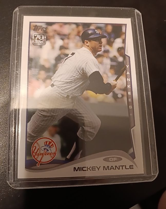 2021 Topps X Mickey Mantle Collection #MM43 Mickey Mantle — front