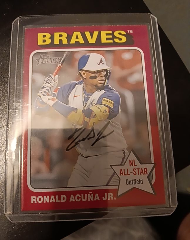 2024 Topps Heritage #321 Ronald Acuña Jr. — front